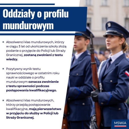 Nowy oddział o profilu mundurowym