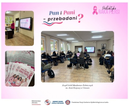 Profilaktyka raka piersi. Wiedza, która może uratować życie!